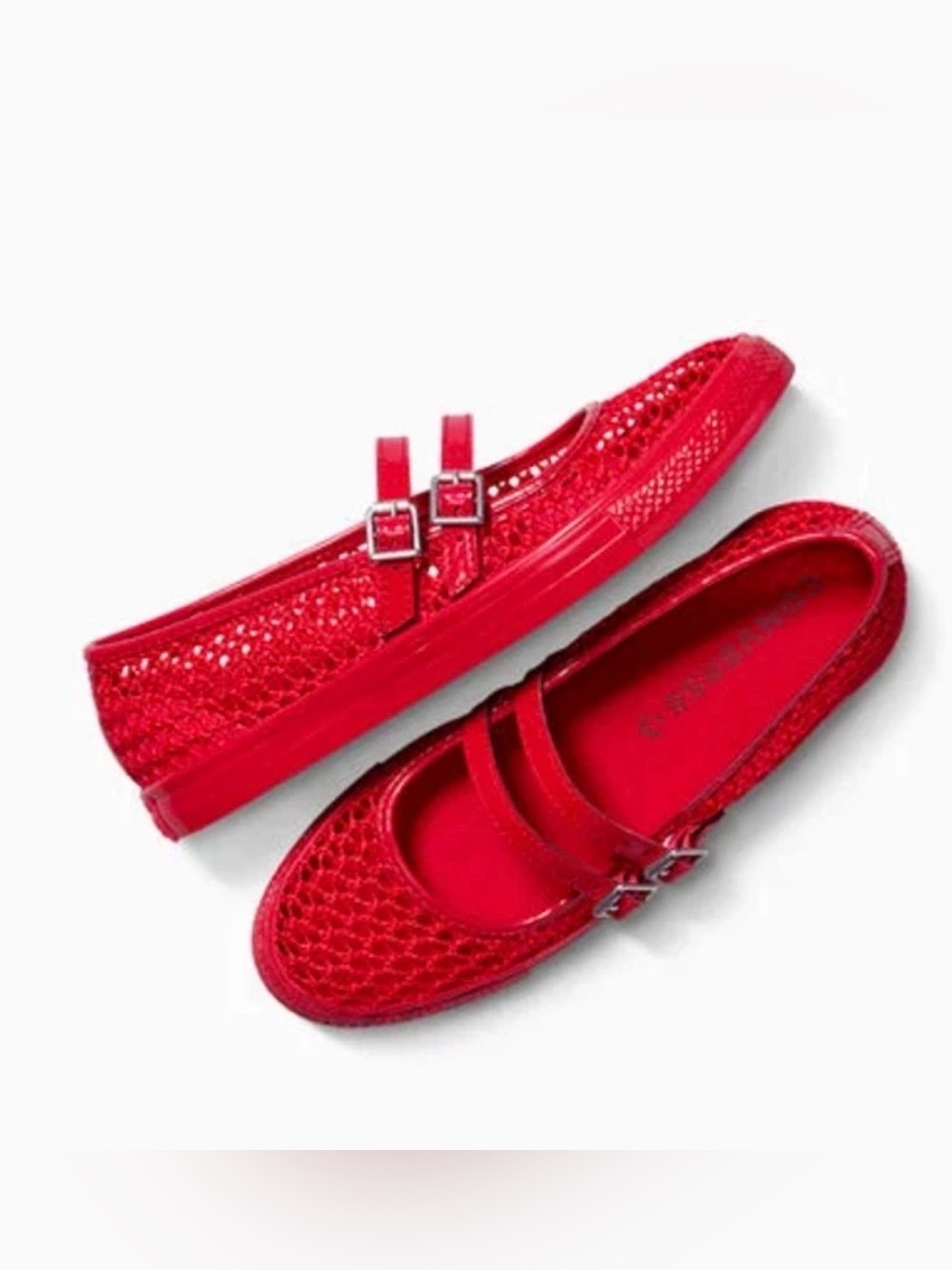 NEW Converse Chuck Taylor All Star Dainty Mary Jane Knit RED Sneakers SZ 8.5